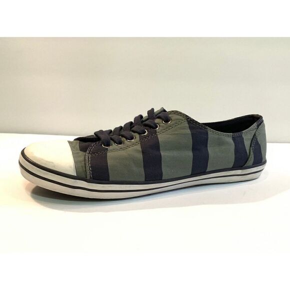 Splendid Women's Blue & Green
Striped Canvas Cap Toe Casual...size 8 - Picture 1 of 9
